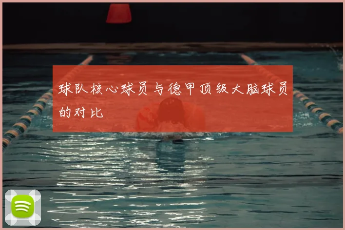 球队核心球员与德甲顶级大脑球员的对比